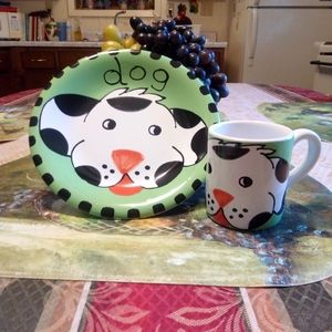 LA GIOCONDA PLATE AND TEA CUP